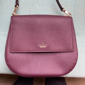 Kate Spade - Cameron Street Birdie - Deep Purple Crossbody Purse